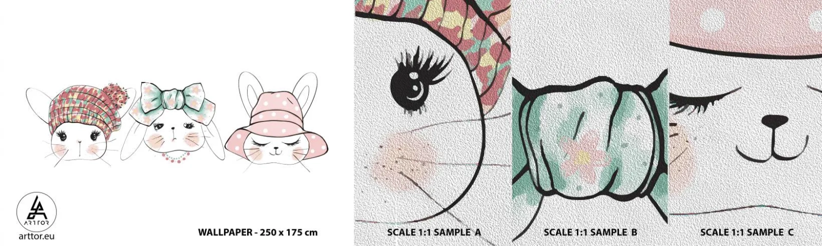 Fotobehang Monster Premium Sand - Peinzend, verdrietig, tevreden - Voor kinderen, Grafisch, Illustratie - 100x30 cm