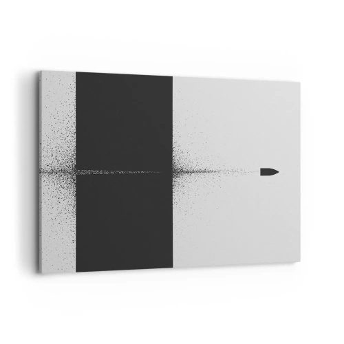 Schilderen op canvas - Rechtstreeks naar het doel - 100x70 cm