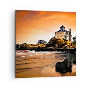 Schilderen op canvas - Westkust elegantie - 60x60 cm