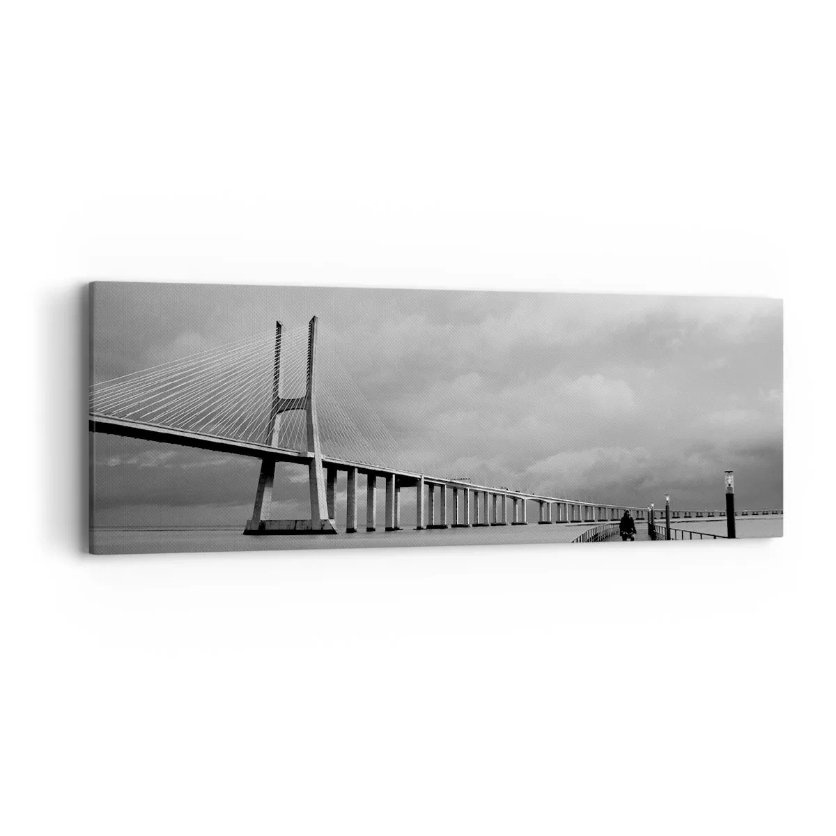 Schilderen op canvas - Gun iedereen wat hij verdient. - 90x30 cm
