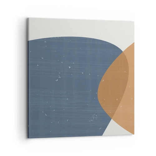 Schilderen op canvas - Ovalen en invloeden - 60x60 cm