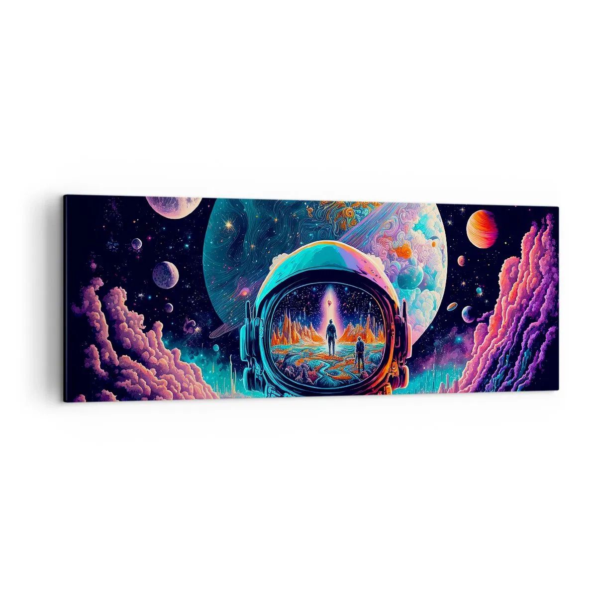Schilderen op canvas - Filosofen hebben er niet van gedroomd - 140x50 cm