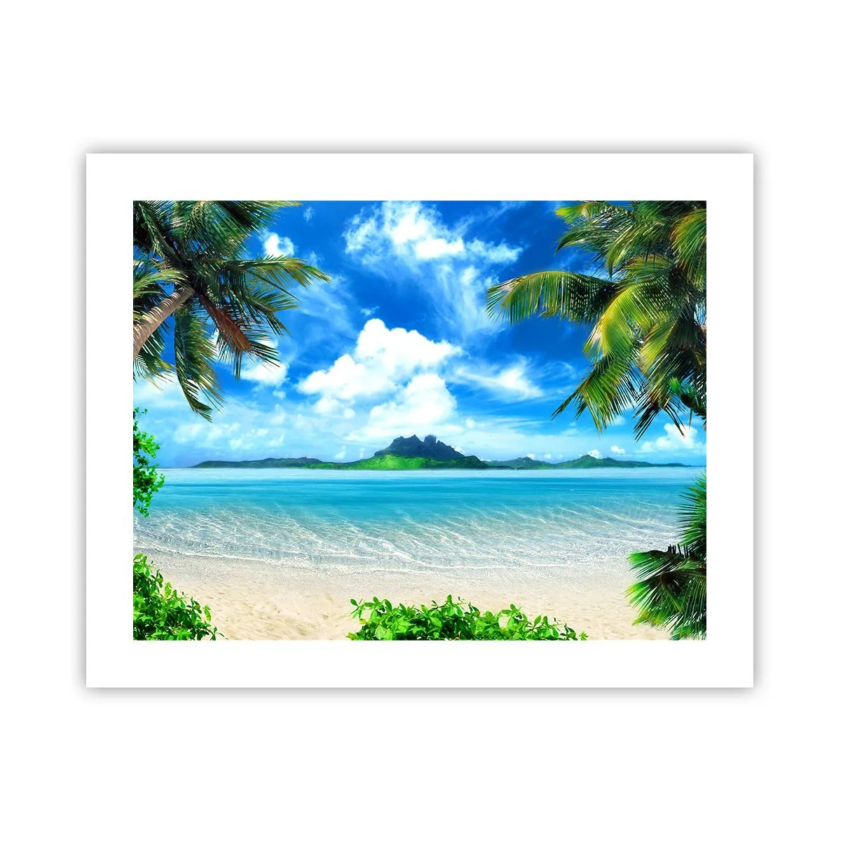 Poster - Het azuur van de tropen - 50x40 cm