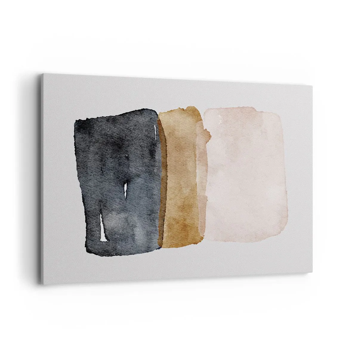 Schilderen op canvas - De samenstelling van de kleuren van de aarde - 100x70 cm