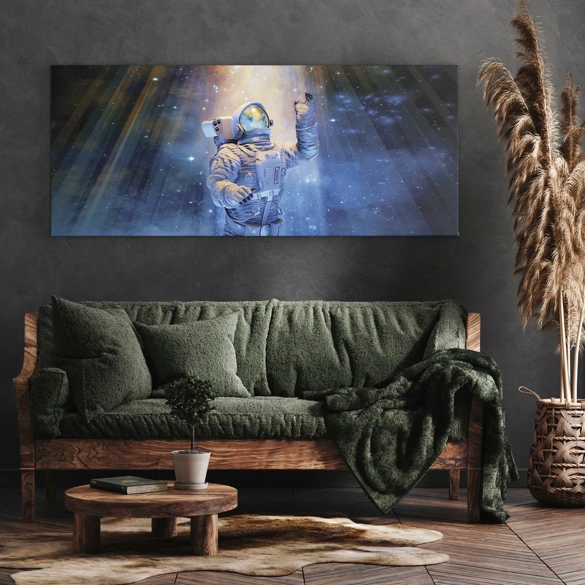 Schilderen op canvas - Eindelijk aan het einde - 140x50 cm