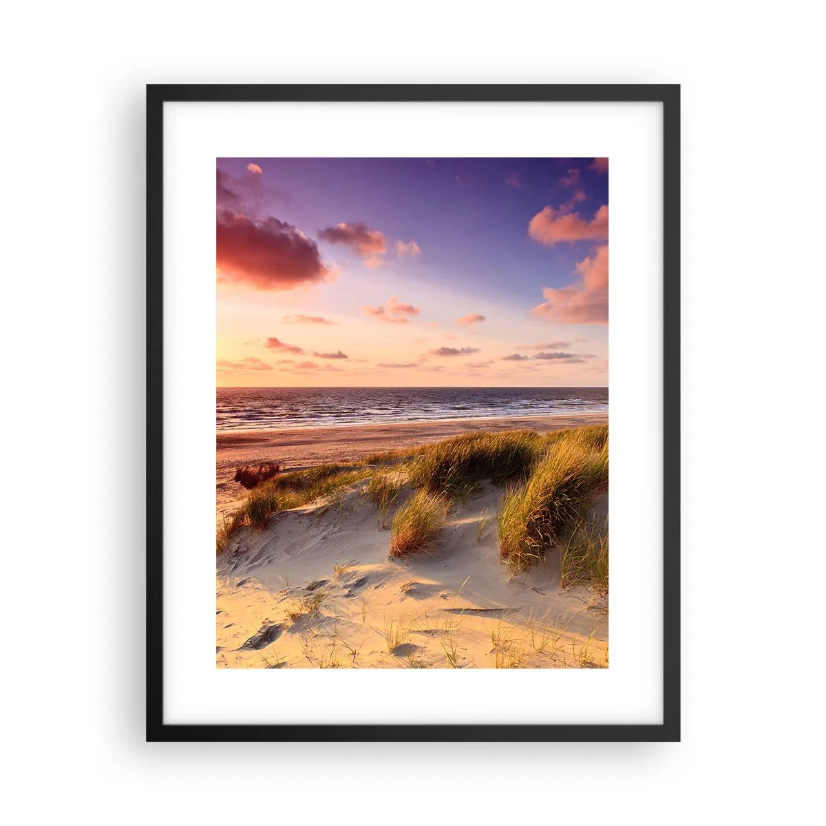 Poster in een zwarte lijst - De lucht ruikt al in de zomer - 40x50 cm