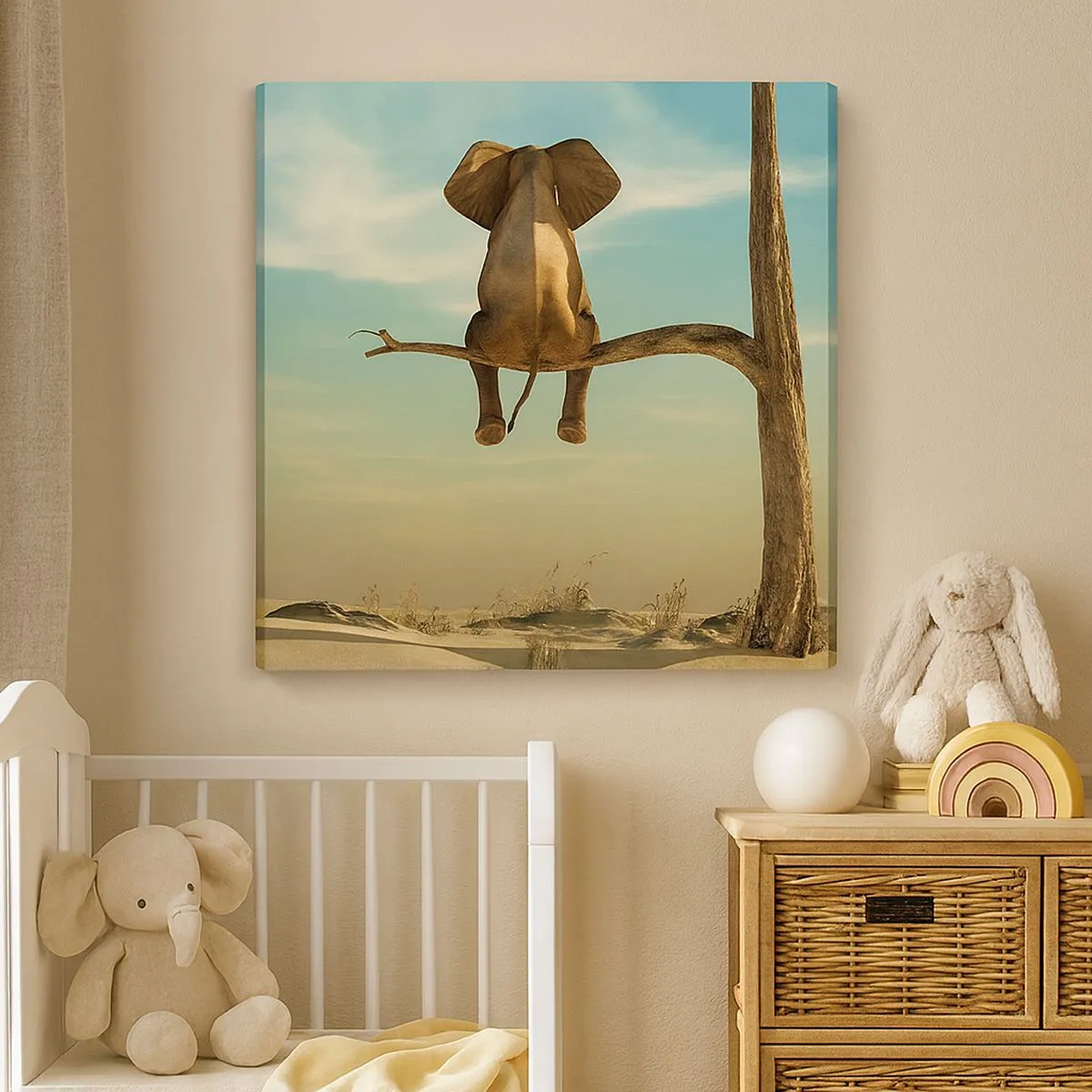 Schilderen op canvas - Een nieuw gezichtspunt - 30x30 cm