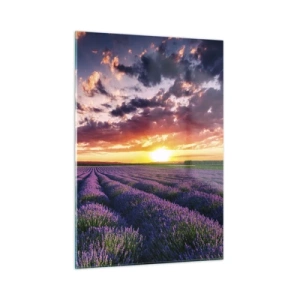 Schilderen op glas - Lavendel wereld - 50x70 cm