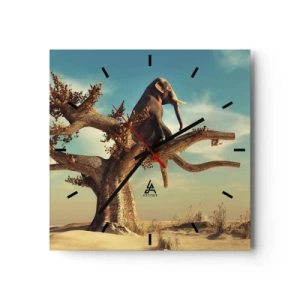 Wandklok - Klok - Een nieuw gezichtspunt - 30x30 cm