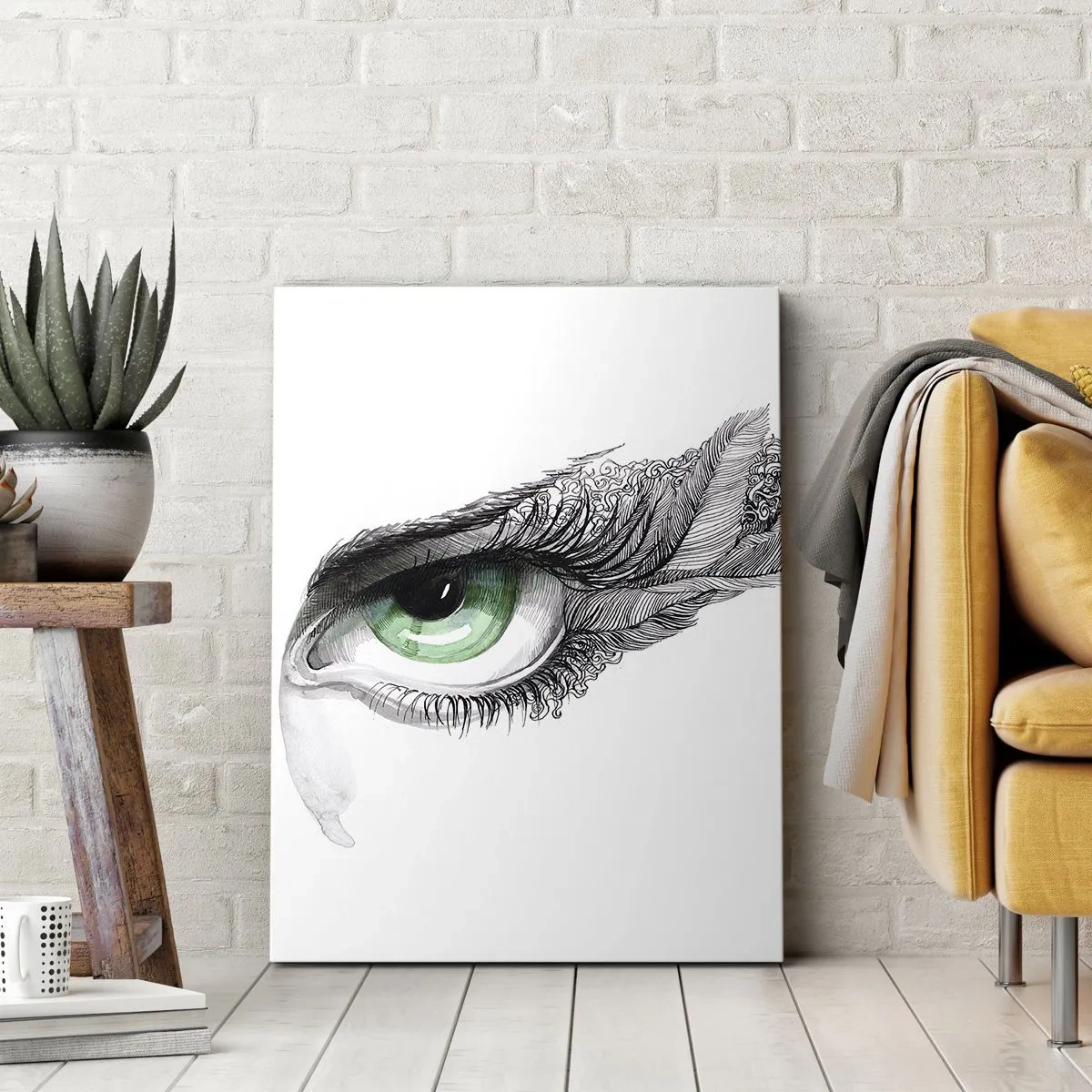 Schilderen op canvas - Mooi en klaar om aan te vallen - 50x70 cm