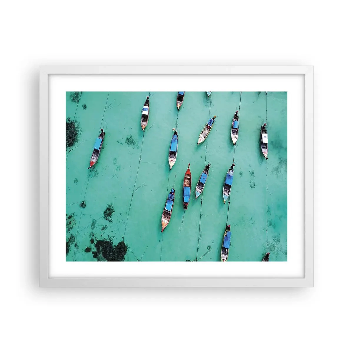 Poster in een witte lijst - In blijde verwachting - 50x40 cm