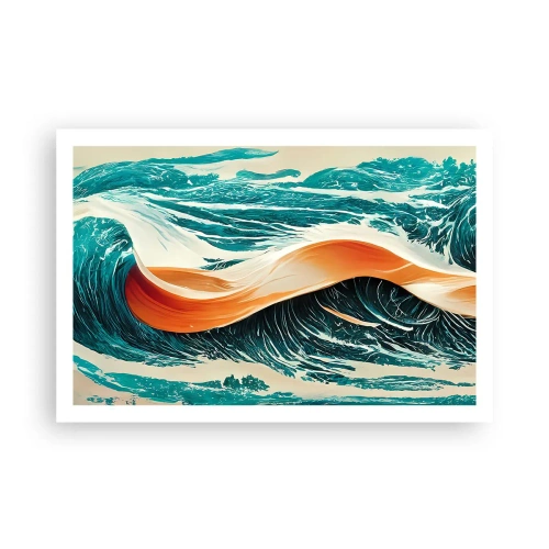 Poster - De droom van elke surfer - 91x61 cm