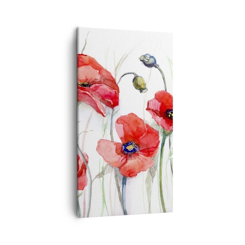 Schilderen op canvas - Poolse bloemen - 45x80 cm