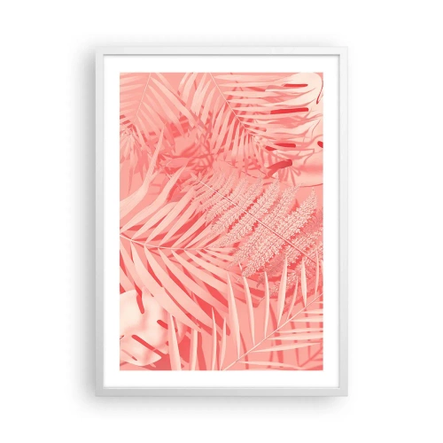Poster in een witte lijst - Roze concept - 50x70 cm