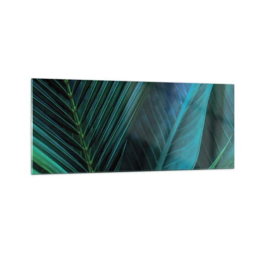 Schilderen op glas - De anatomie van groen - 100x40 cm