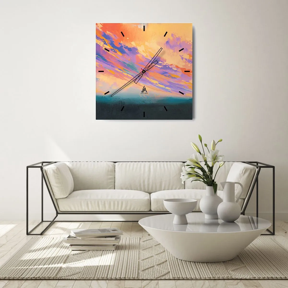 Wandklok - Klok - Aantrekkingskracht - 30x30 cm