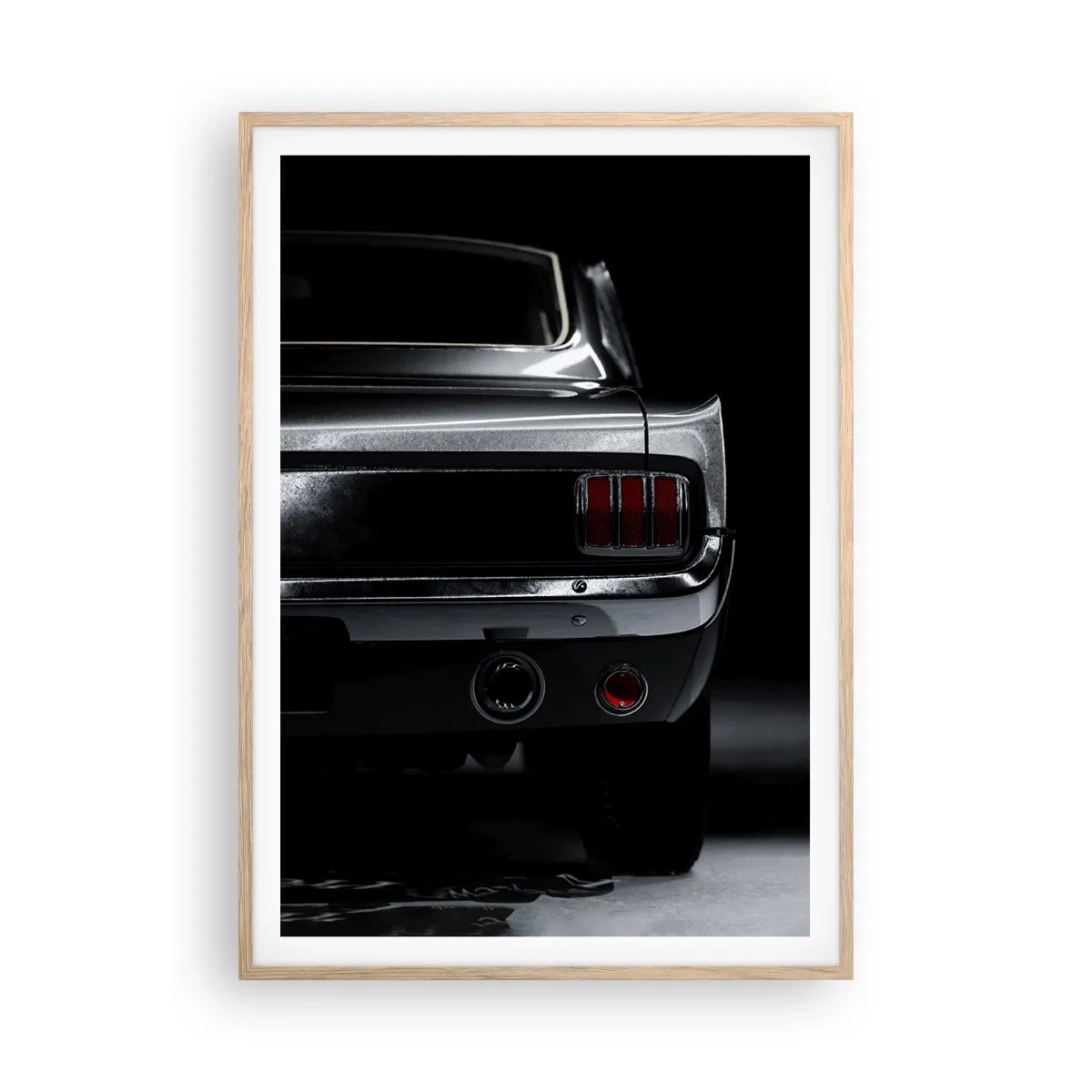 Een poster in een licht eiken lijst - De charme van de klassieker - 70x100 cm