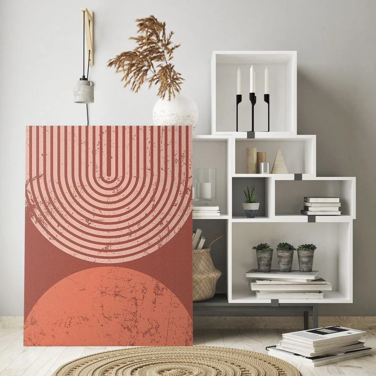 Schilderen op glas - Een nauwe band - 50x70 cm