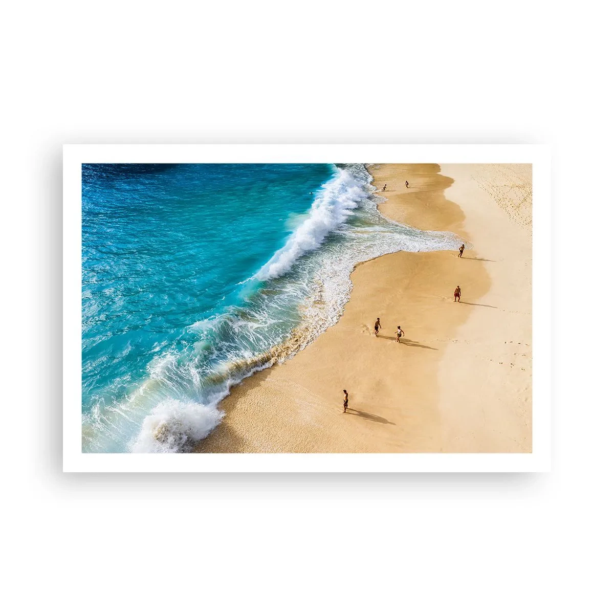 Poster - En dan de zon, het strand… - 91x61 cm