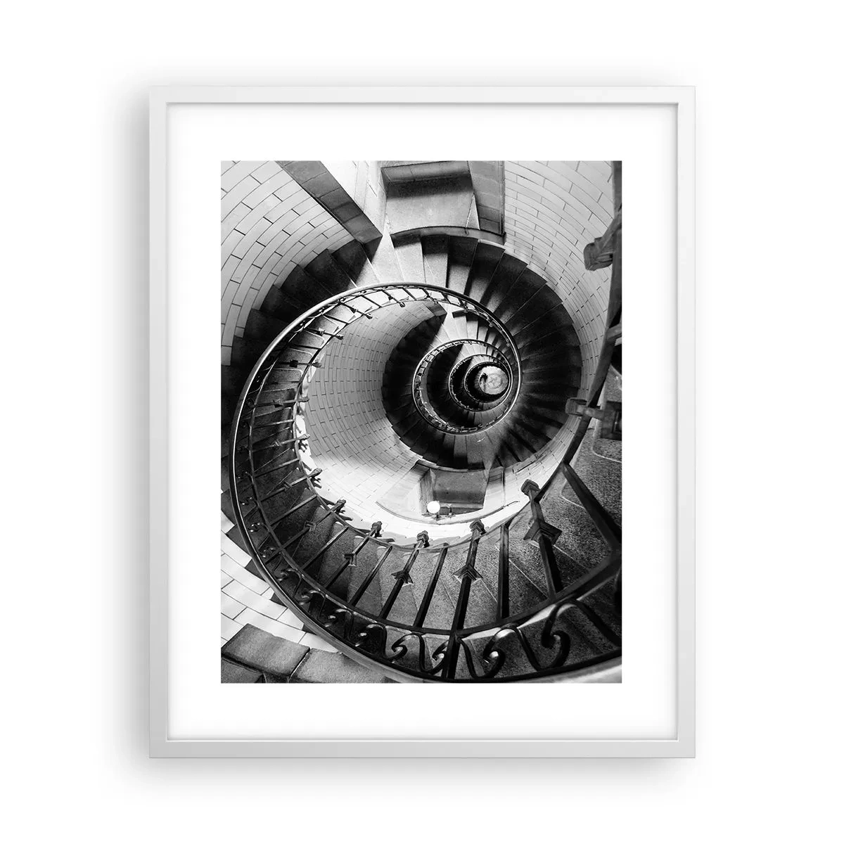 Poster in een witte lijst - Hoger en hoger - 40x50 cm