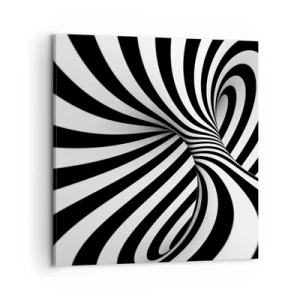 Schilderen op canvas - Compositie: dansende ruimte - 60x60 cm