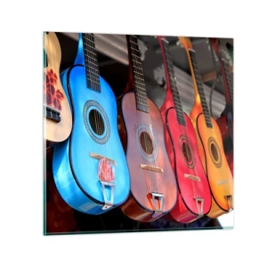 Schilderen op glas - Latijnse sfeer - 40x40 cm