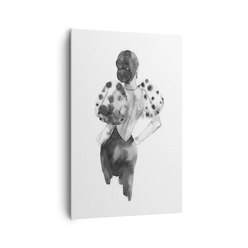 Schilderen op canvas - Ze kwam langs - 80x120 cm