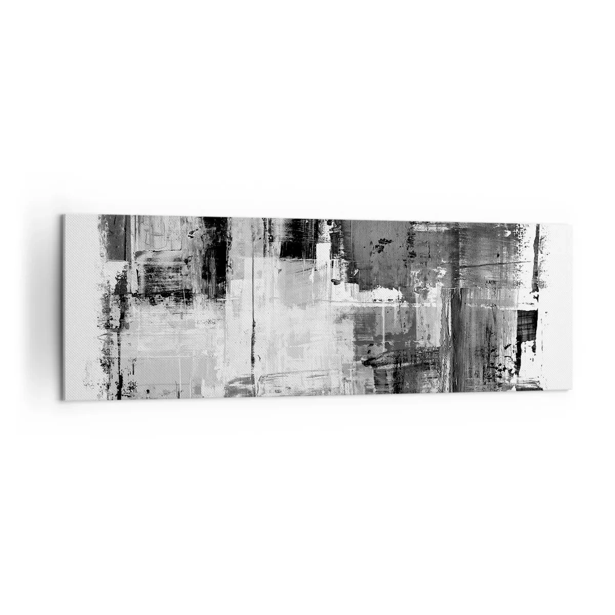 Schilderen op canvas - Grijs is prachtig - 160x50 cm