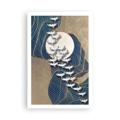 Poster - Vrijheid, dwalen, gemeenschap - 61x91 cm