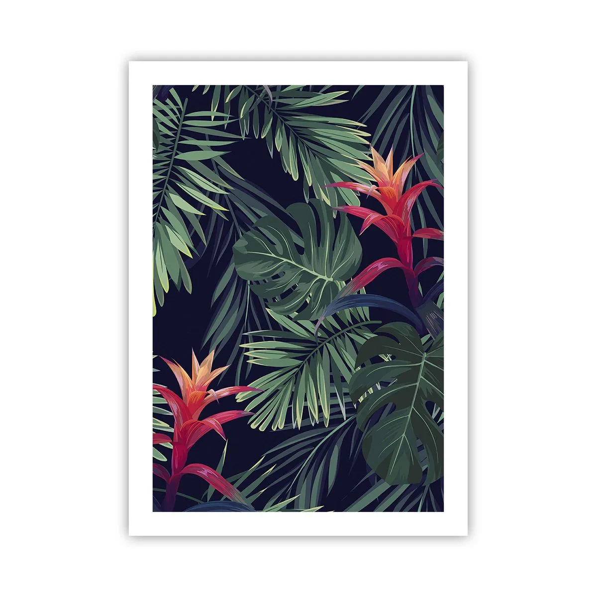 Poster - Ontsteken in het groen - 50x70 cm