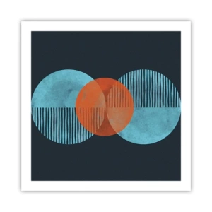 Poster - Symmetrische compositie - 60x60 cm