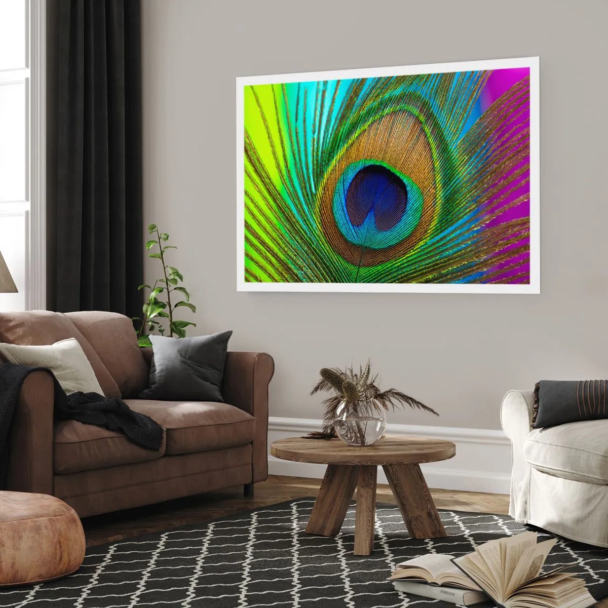 Poster - Oog in oog - 50x40 cm