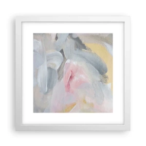 Poster in een witte lijst - In een pastelkleurige wereld - 30x30 cm