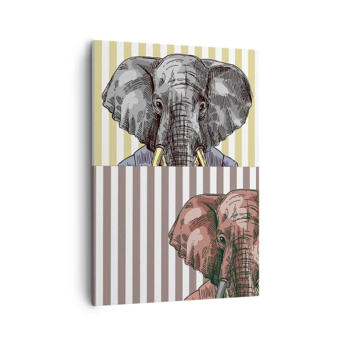 Schilderen op canvas - Elegant van nature - 50x70 cm