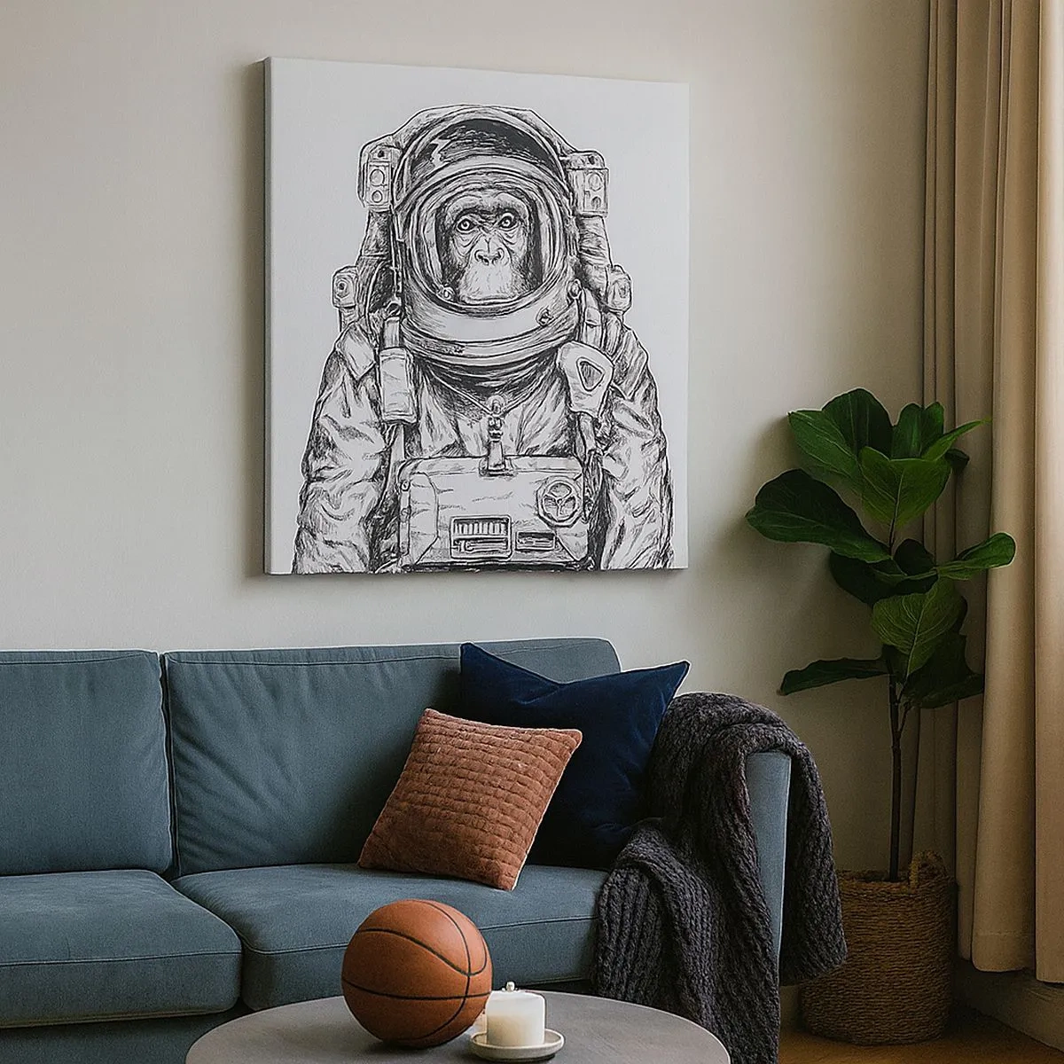 Schilderen op canvas - Alternatieve evolutie - 30x30 cm