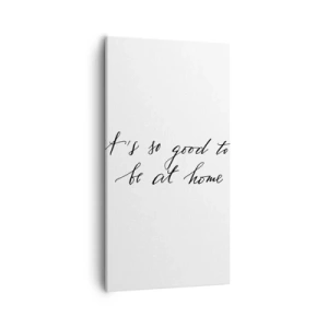 Schilderen op canvas - De hele waarheid - 55x100 cm