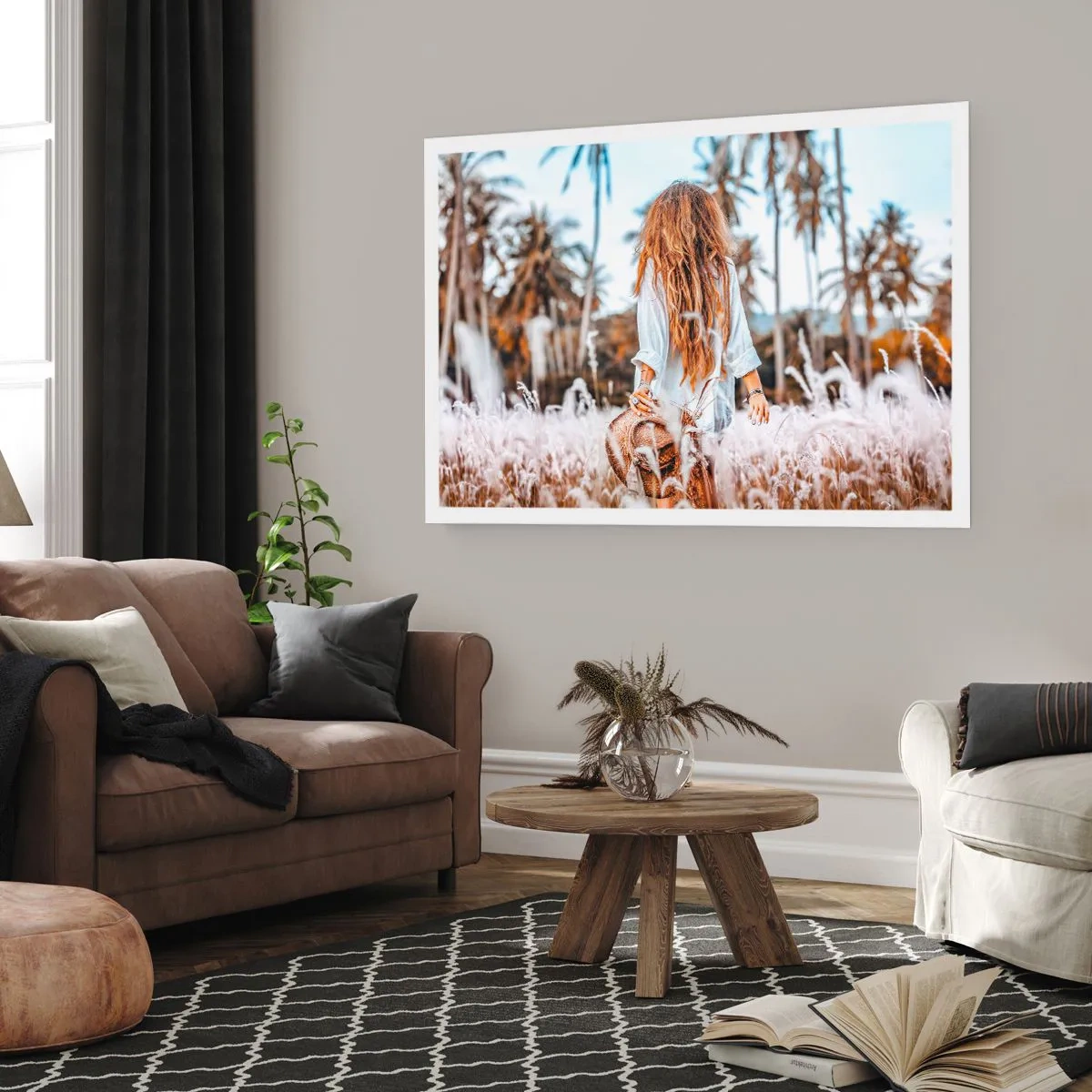 Poster - Geboren uit graspluis - 50x40 cm