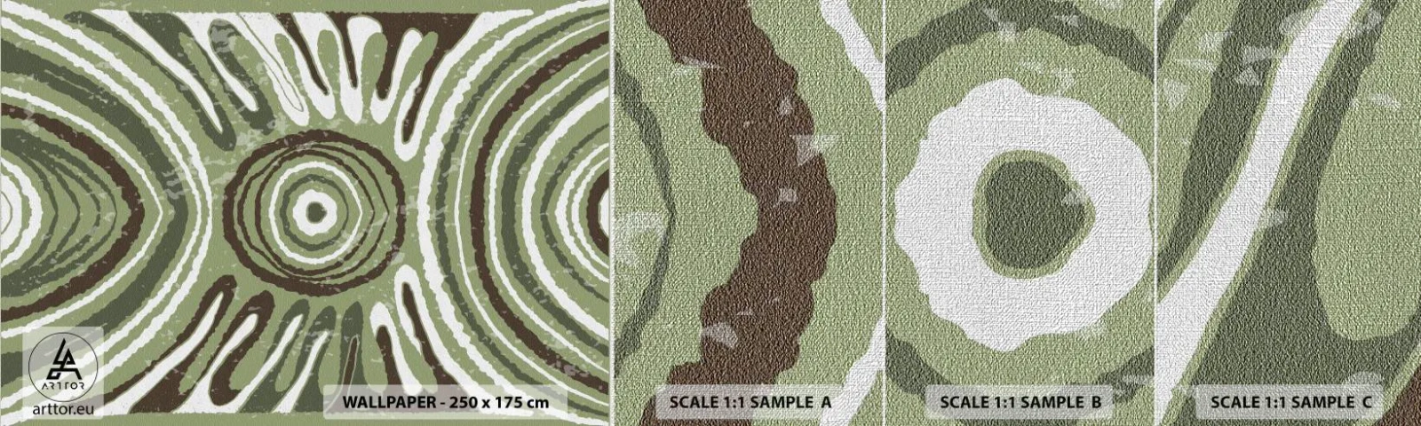 Fotobehang Monster Premium Canvas - Een explosie van emoties - Op leeftijd, Boho, Deel - 100x30 cm