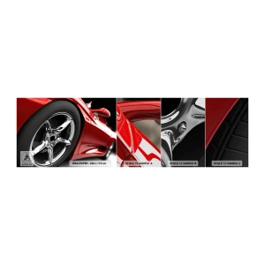 Fotobehang Monster Premium Sand - Gemaakt voor snelheid - Automobiel, Sportwagen, Rand - 100x30 cm