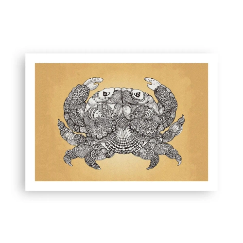 Poster - Verhalen van meneer Krabs - 70x50 cm