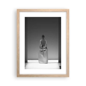 Een poster in een licht eiken lijst - Verfijnde eenvoud - 30x40 cm
