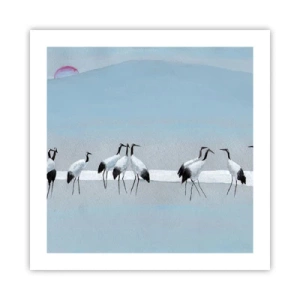Poster - Na een warme dag - 50x50 cm