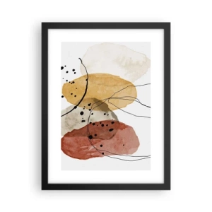 Poster in een zwarte lijst - Als lichte, transparante lucht - 30x40 cm