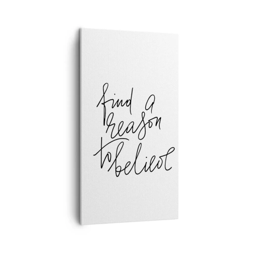 Schilderen op canvas - Het is mogelijk - 45x80 cm