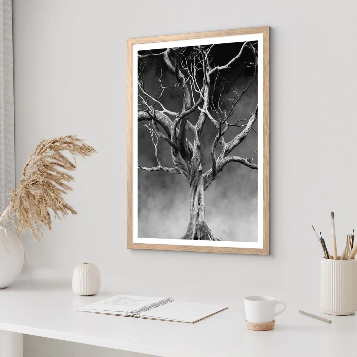 Een poster in een licht eiken lijst - Oorspronkelijk en heilig - 61x91 cm