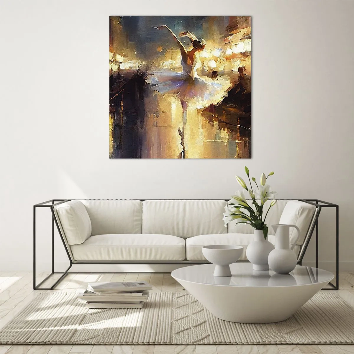 Schilderen op glas - Wonder op straat - 40x40 cm