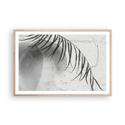 Een poster in een licht eiken lijst - Het subtiele exotisme van de natuur - 91x61 cm