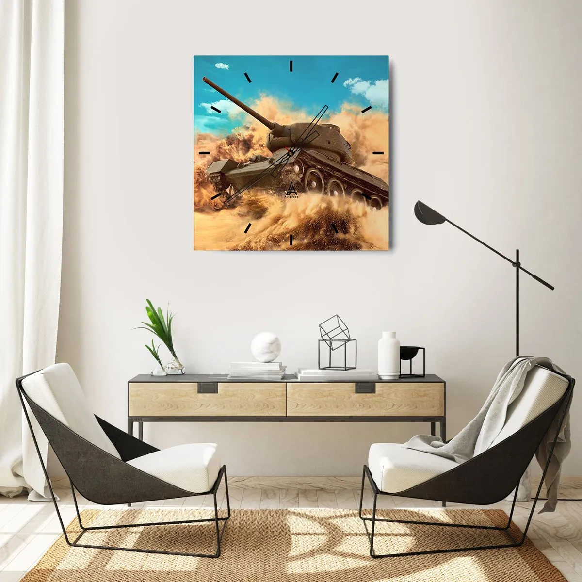 Wandklok - Klok - Niet te verslaan - 30x30 cm