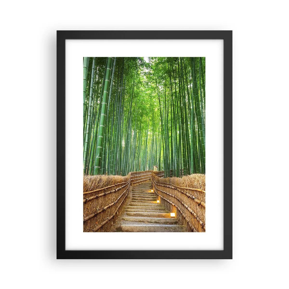 Poster in een zwarte lijst - De essentie van de aziatische natuur - 30x40 cm