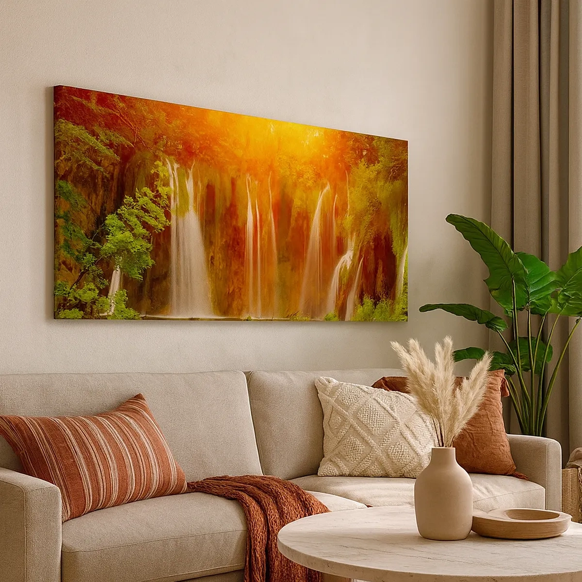 Schilderen op canvas - In de zon en in de schaduw - 30x30 cm